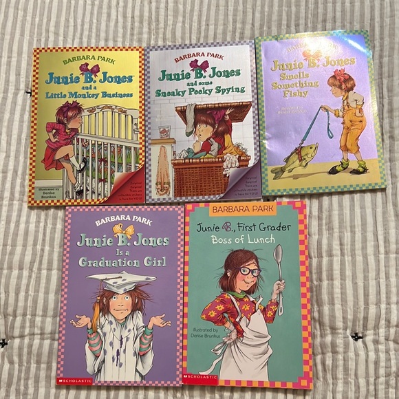 Scholastic Other - 5 pc Junie B. Jones Chapter Books.